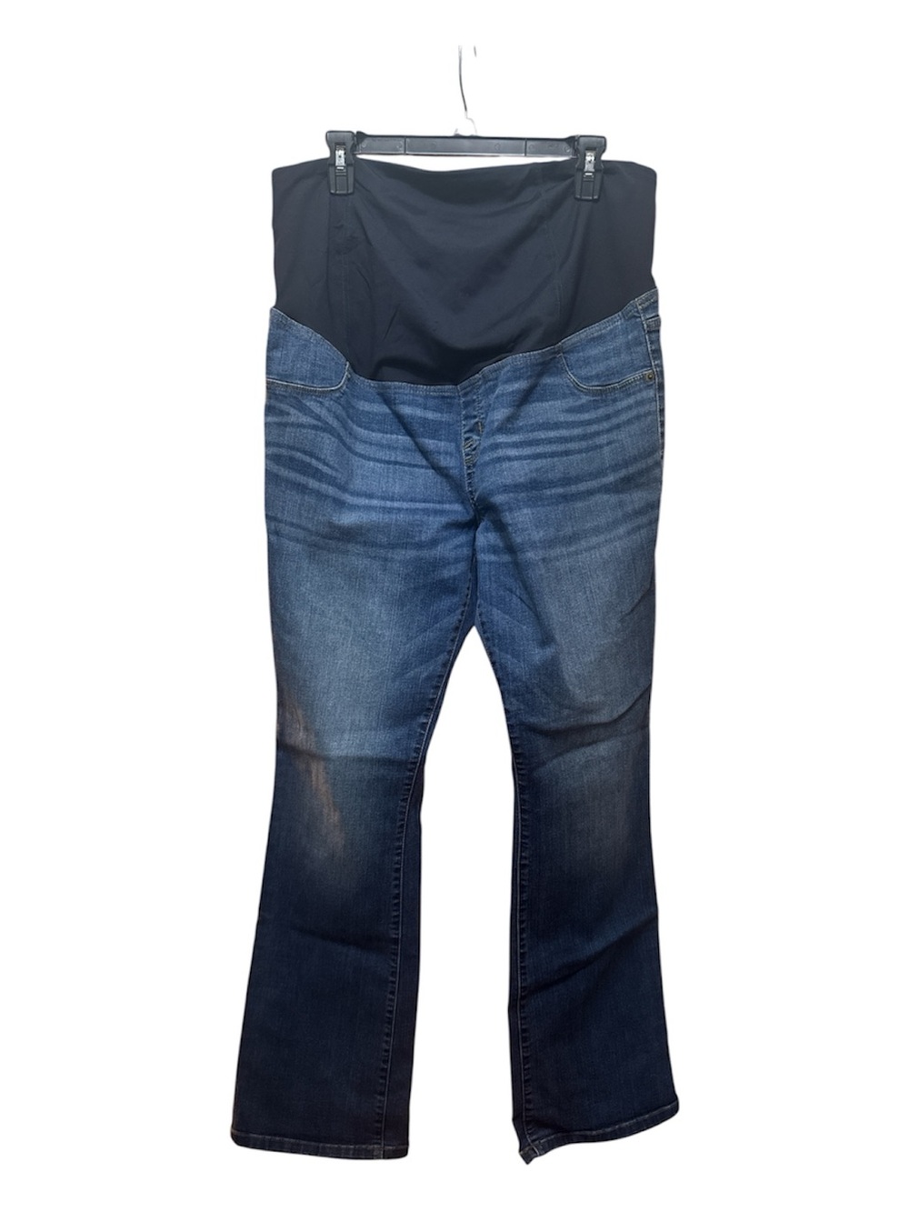 ISABEL MATERNITY by Ingrid & Isabel Skinny Bootcut Blue Jeans Size 14/32R